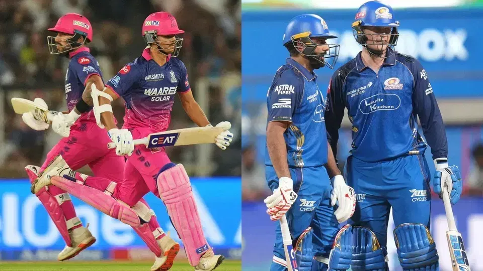 RR vs MI Head to Head Records- IPL 2026, Match 13